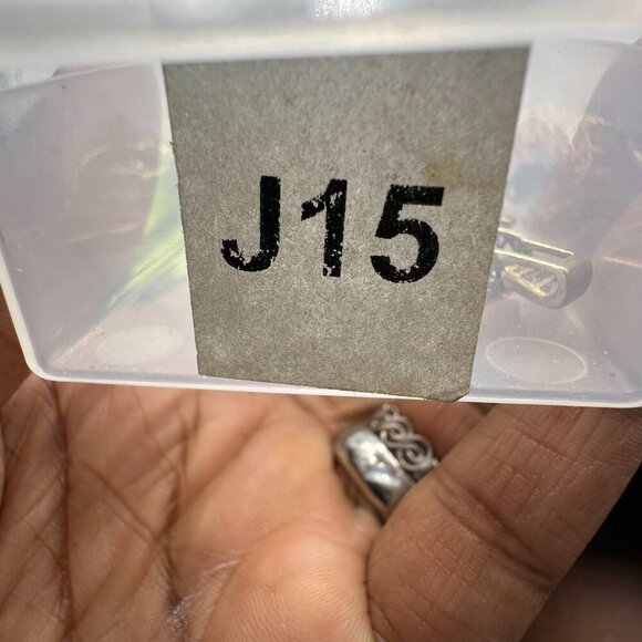 Pink Stone Necklace Pendant Gold Over Sterling Silver CZ Square Halo Setting - Picture 10 of 11